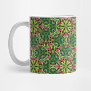 Unique hydrangea flower pattern. Mug